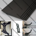 3K twill matte carbon fiber sheet cutting service